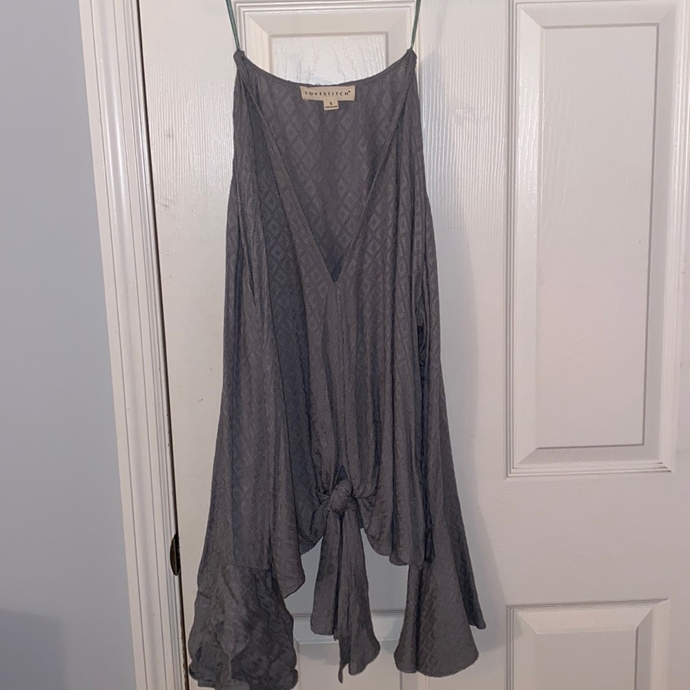 Green/Gray Long Sleeve Top